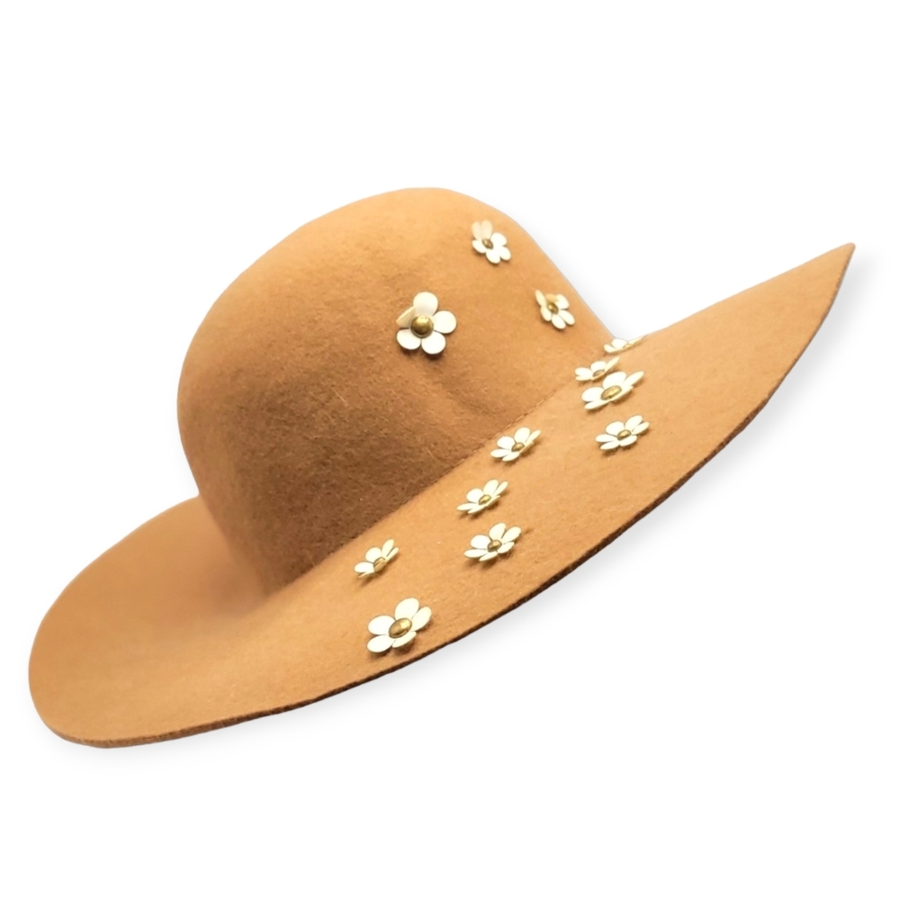 Betsey Johnson | Wool Flowered Hat